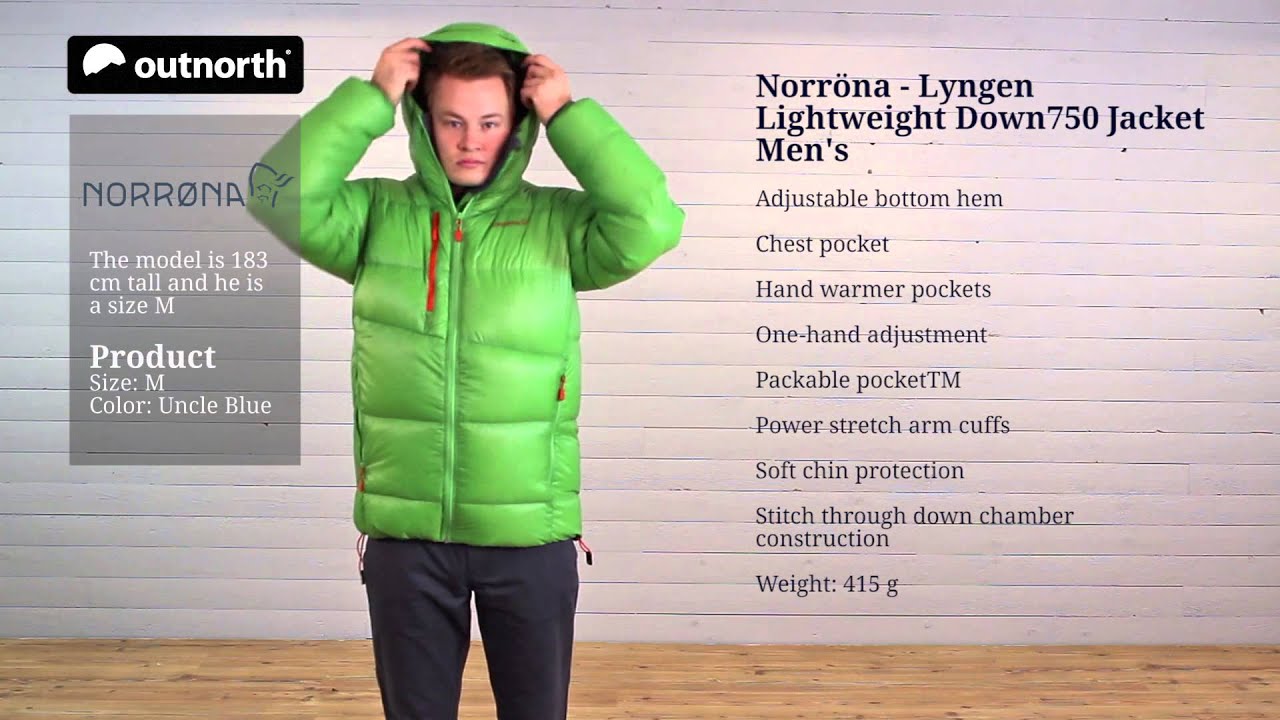 Norrøna Lyngen Lightweight Down750 Jacket Men's | Outnorth Demo