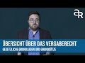 Vergaberecht - Was ist das?