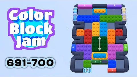 Color Block Jam Level 691-700 | No Commentary, No Music | Android Gameplay