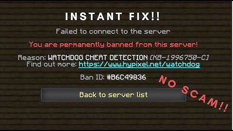 how 2 get unbanned hypixel (no scam really real + no clickbait)