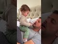 Baby Fixes Dad S Snoring His Own Way
