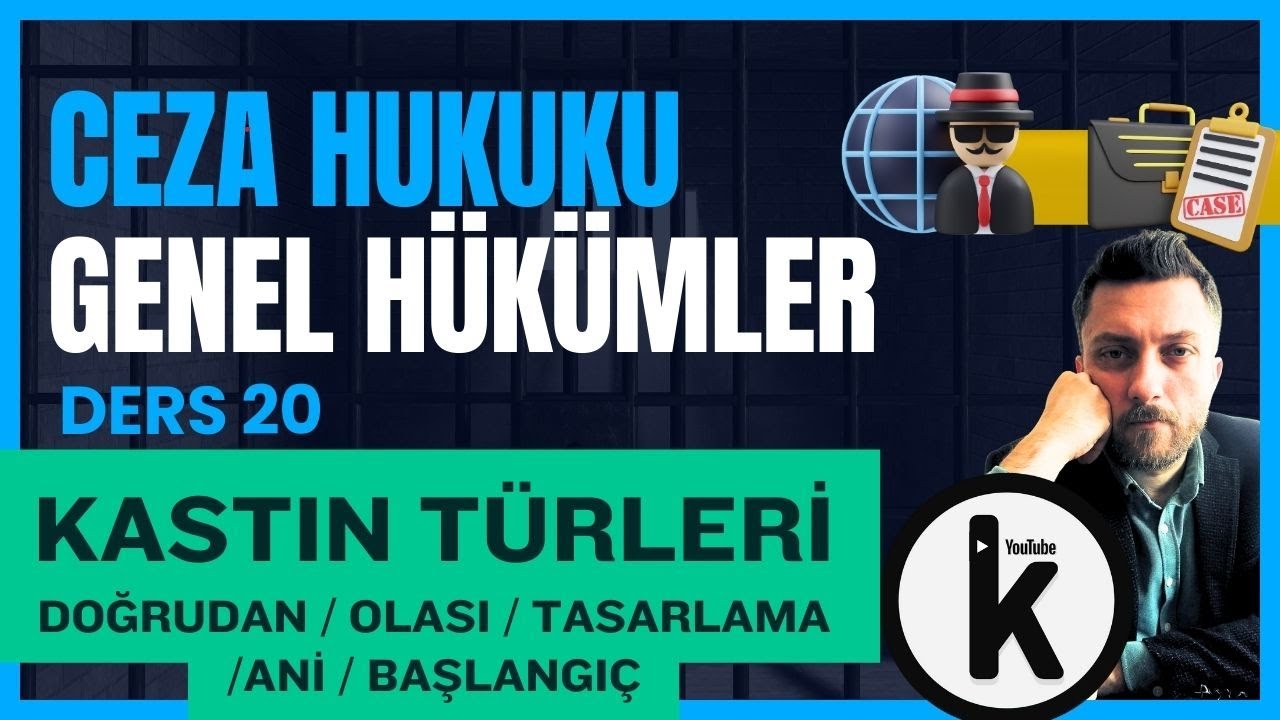 20) CEZA HUKUKU GENEL HÜKÜMLER - KASTIN TÜRLERİ - 2024 GÜNCEL