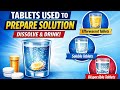 Tablets Used to Prepare Solution | Effervescent, Soluble & Dispersible Tablets Explained