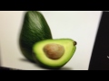 Screaming at a picture of an avocado