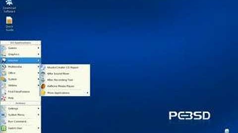 A quick tour through PC-BSD 1.3