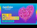 All 15 postcards from the first semifinal  eurovision 2024  unitedbymusic 