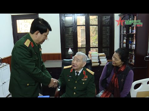 Cục Hậu Cần Bộ Tổng Tham Mưu - Đại tướng Lương Cường thăm, chúc Tết các đồng chí nguyên lãnh đạo Tổng cục Chính trị QĐND Việt Nam