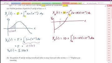 2021 AP Calculus AB Exam Full Solution FRQ #2(a-b)