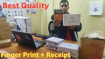Vriddhi Bluetooth Thermal Printer + Finger Print Device | Best Quality Bluetooth Finger Print Device
