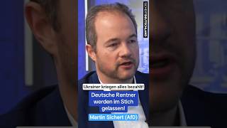 Deutsche Rentner werden im Stich gelassen! Sichert #afd #deutsch #deutschland #shorts #politik #eu