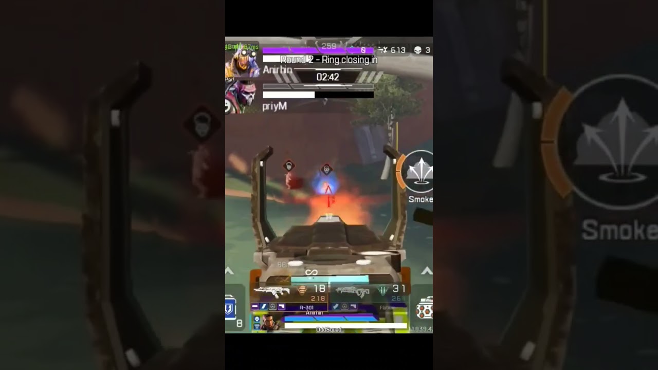 R-301 Carbine mid range spray kill in Apex legend