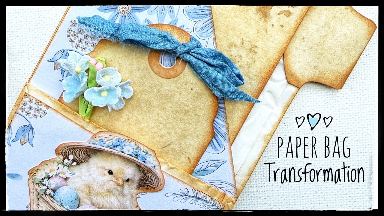 Journal Ephemera - Paper Pad Paper - Page  Decoration - Gift Bag - Tutorial