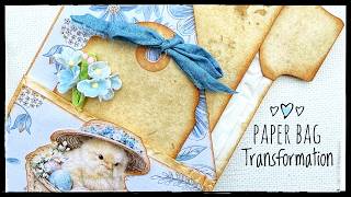 Journal Ephemera - Paper Pad Paper - Page  Decoration - Gift Bag - Tutorial