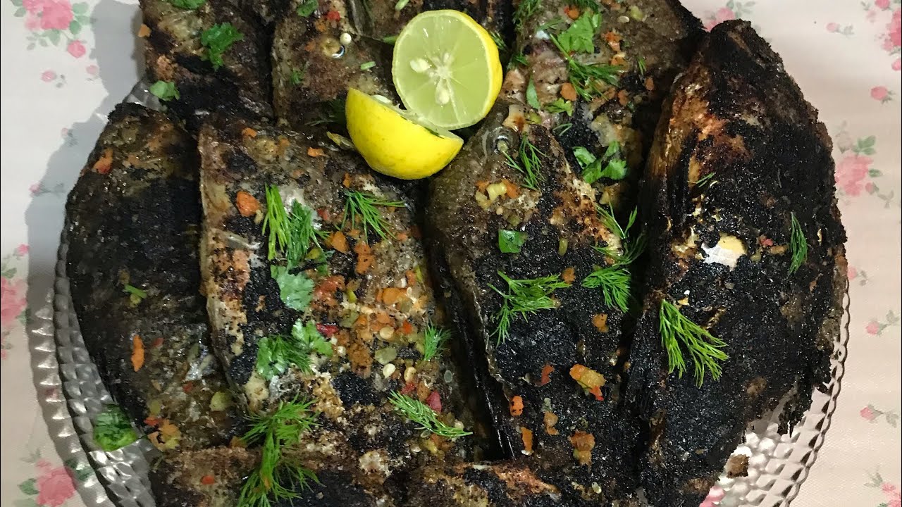 #جربي تشوي السمك في الفرن الفلاحي ♥️🎣بطعم وريحه زمان ♥️🤭مع التتبيله الرهيبه دي♥️👌🏻