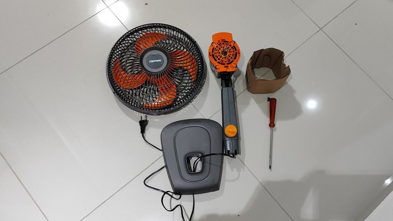 MONTAGEM DO VENTILADOR MALLORY QUE GANHEI DA VOVÓ NEIDE DE ANIVERSÁRIO 