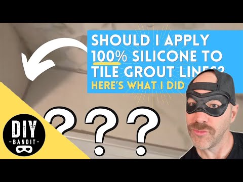 Should I Apply 100% Silicone Over Tile Grout Line?  |  Here's What I Did