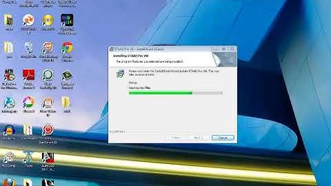 STAAD PRO v8i LECTURE 1   INSTALLING THE SOFTWARE