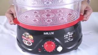 Milux MFS-8001 2-In-1 Food Steamer - Chocolate Moist Cake