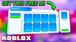 You Can Get This UI FREE For Your GAME! (Roblox)