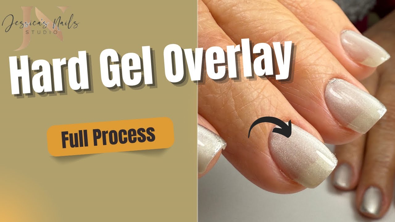 Hard Gel Overlay Tutorial | Silver Cat Eye Half-Moon Nail Design + A Peek Into My Real Life