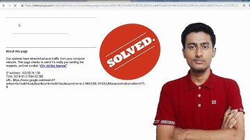 How to fix Google Search Problem Our Systems Have Detected Unusual Traffic from Your Computer