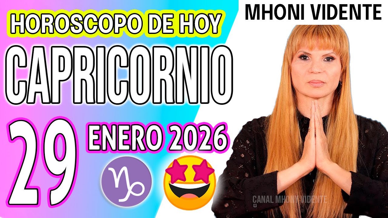 CAPRICORNIO ♑ SUERTE Y DINERO LLEGAN a tu vida 💰HOROSCOPO De Hoy 29 de ...
