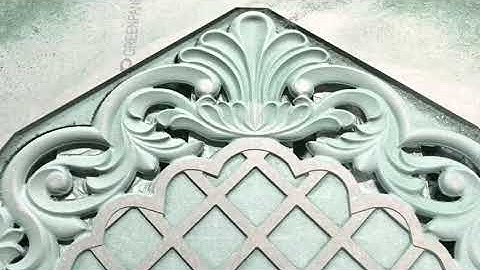 3D carving design on MDF #gszone #cnc #artcam #design #furniture #3d