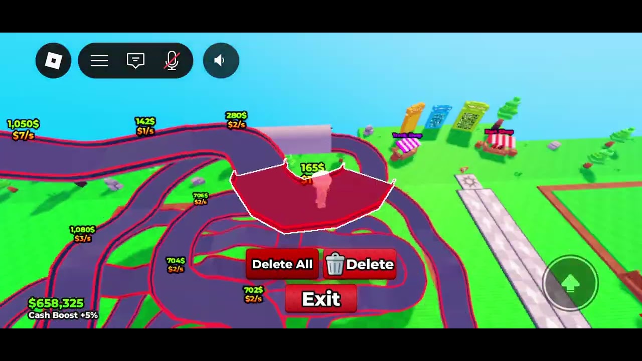 Playing build a race track on roblox - YouTube