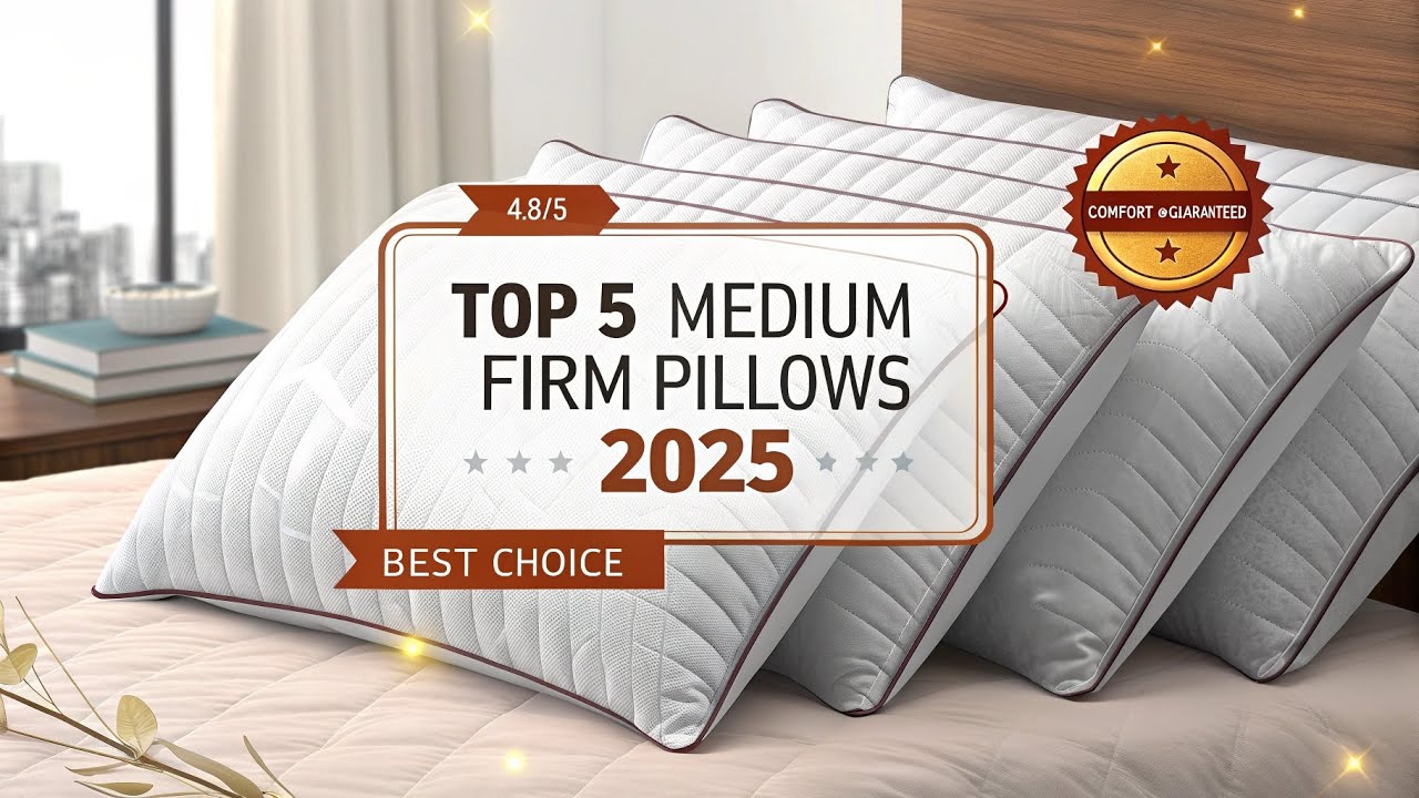 Top 5 Best Medium Firm Pillows in 2025 – Ultimate Comfort & Support!