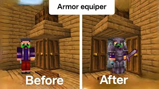 How to make a working Armor equiper in Minecraft