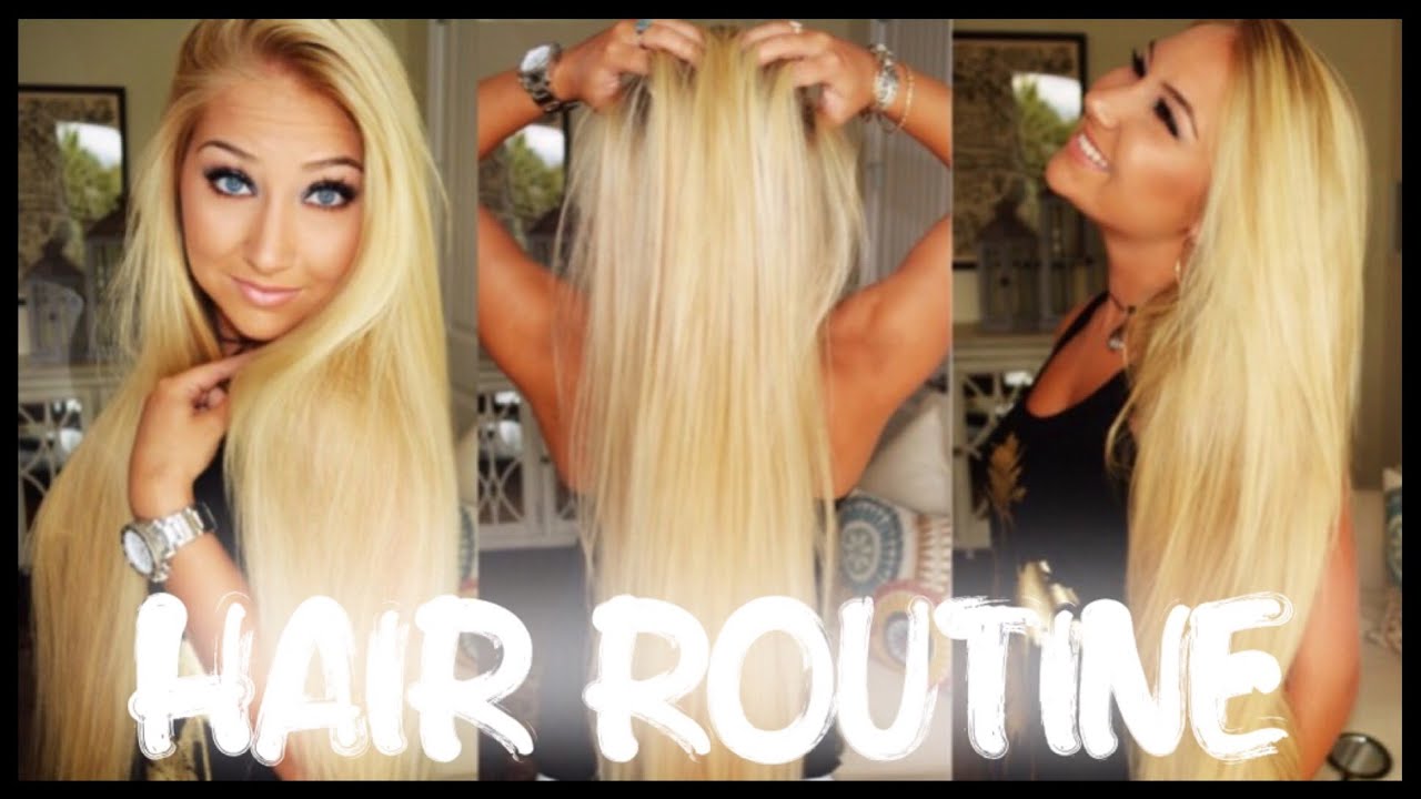 My Hair Routine Wet To Dry Coconut Oil YouTube