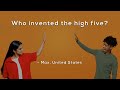 Who invented the high five?