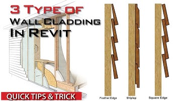 3 types of wall cladding in Revit | Parametric