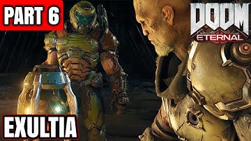 DOOM ETERNAL Gameplay Walkthrough Part 6 - Exultia (Full Game)