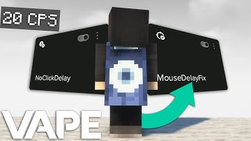 HOW TO FIX HIT DELAY IN Minecraft 1.8.9 | NoClickDelay & MouseDelayFix ft. Vape V4 (Guide)