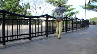 Emily Walking In Her Casts