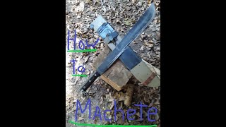 HOW TO MOD YOUR U S  ARMY MACHETE