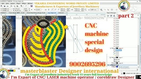 #cncbangledesign // how to make cnc bangle // how to make jewellery cnc bangle coreldraw x7 / part 2