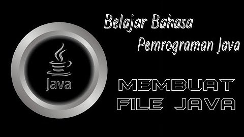 Belajar Bersama Bahasa Pemrograman JAVA || Cara membuat file JAVA dengan IntelliJ IDEA