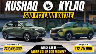 Skoda Kushaq vs Skoda Kylaq Sub Rs. 13 Lakh Battle | Which Car Is More Value For Money?