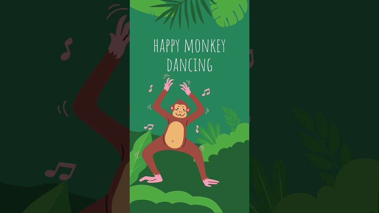 Happy Monkey Dancing | Animation🙆|