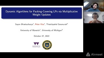 Dynamic Algorithms for Packing-Covering LPs via Multiplicative Weight Updates