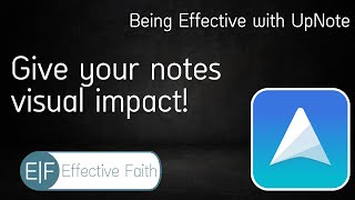 Give your notes visual impact!