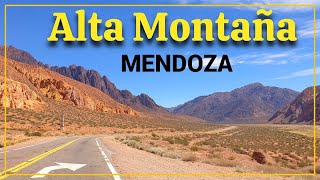 ALTA MONTAÑA-Mendoza (Te muestro una EXCURSION IMPERDIBLE de PAISAJES Colosales en plena Cordillera)