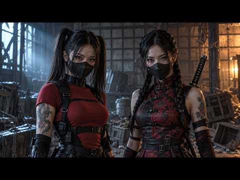 Twin Veil・Masked Female Agents Deadly Team Combat・8K Ultra HD