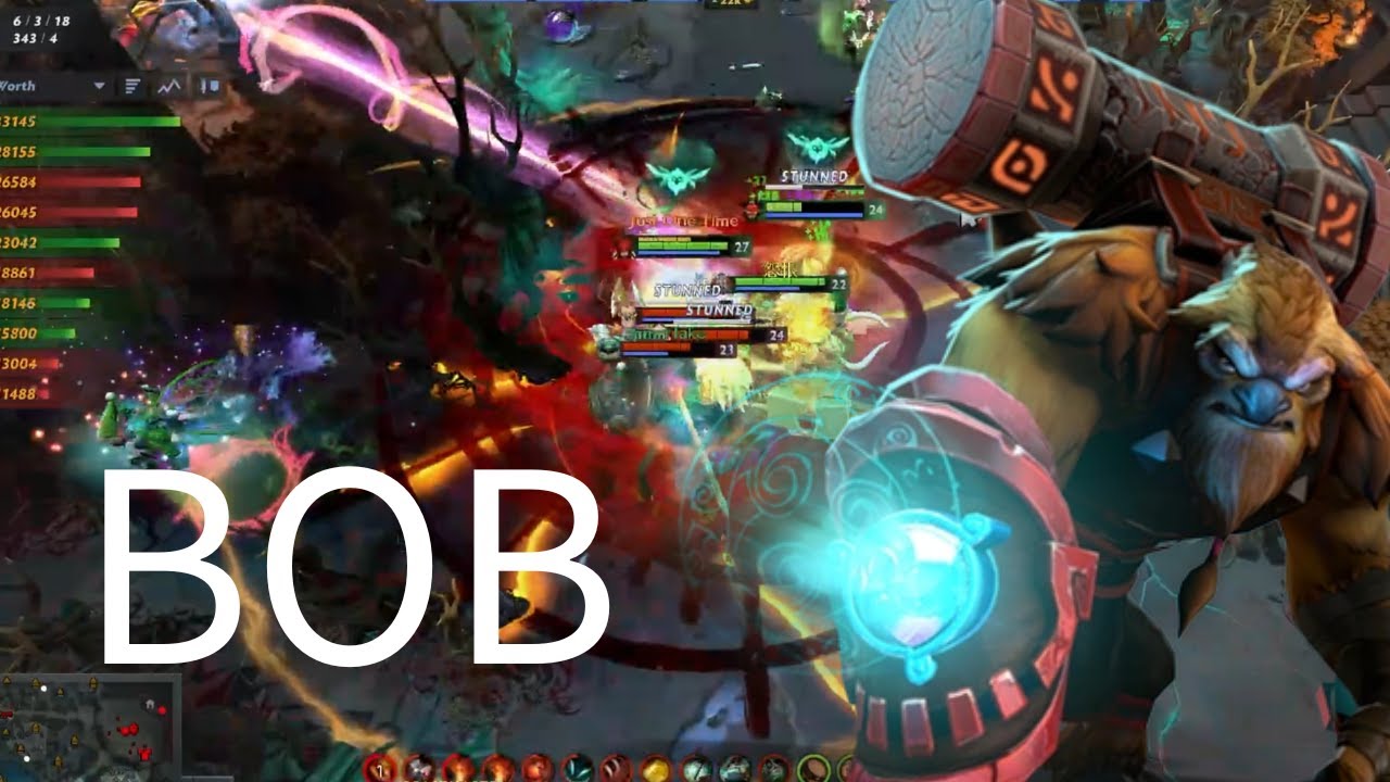 BOB Earthshaler triple kill - Reverse Polarity, Blood Rite - dota2 ...