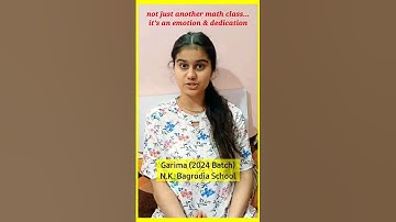 Garima shares her experiences @ Think Academy | THE O.P. GUPTA Advanced Math Classes #mathmission