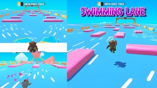 SWIMMING LANE (DO NOT TOUCH SLIME) FALL GUYS CREATIVE MAP (9870-0057-7854)
