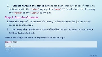 How to Sort Nested List Values Using a Dictionary in Python