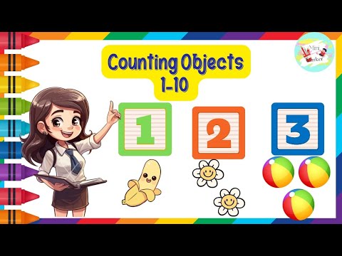 Learn to Count Objects || Easy Counting for Kids || Counting 1 to 10 ...
